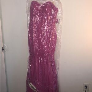 Pink Lord and Taylor Gown